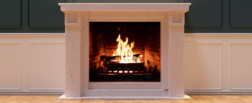 Decorative Electric Fireplace Installation in Darien, Connecticut