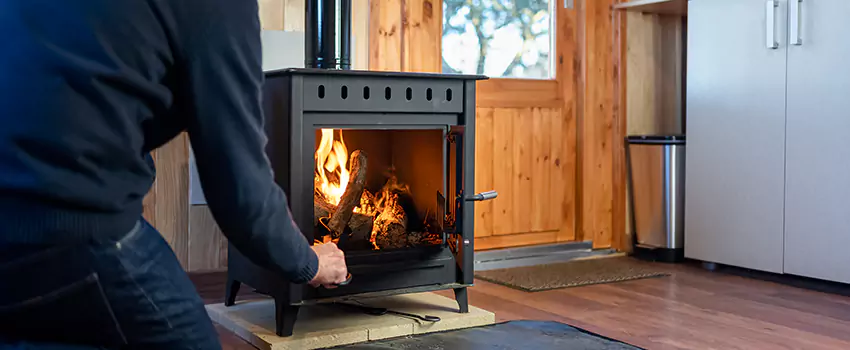 Open Hearth Wood Fireplace Installation in Darien, CT