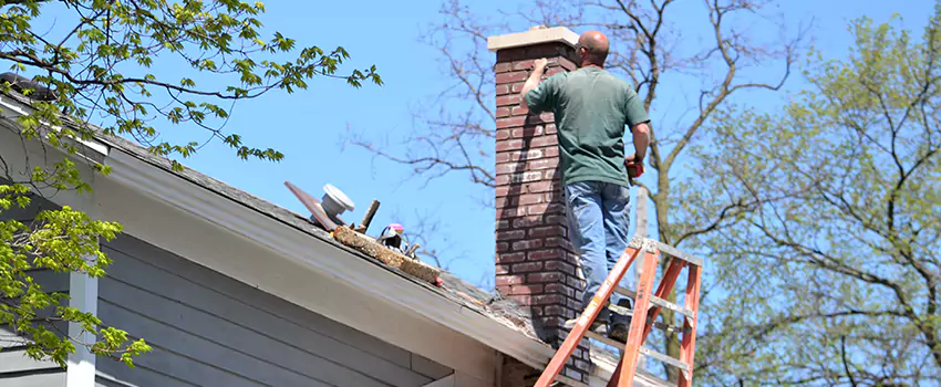 Vinyl and PVC Chimney Flashing Installation in Darien, CT